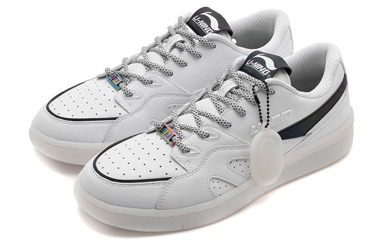 Li Ning 937 Винтажные Баскетбольные Кроссовки Женские Низкие Белый/Черный AGBR100-2