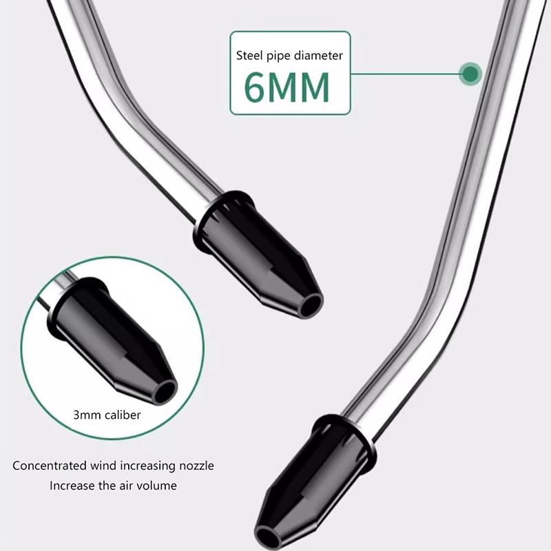 1Pc Pneumatic Hardware Tool High Pressure Dust Removal Gun Blowing Air Soot Blowing Gun Air Pump Extended Nozzles