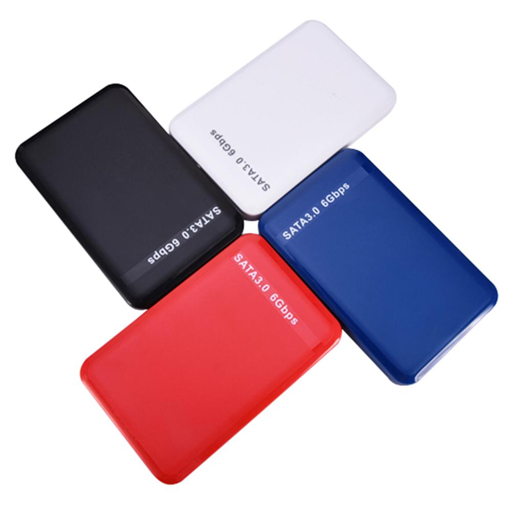 Внешний корпус для жесткого диска 2,5 дюйма USB 3.0, корпус для внешнего HDD SSD SATA, высокоскоростной, безвинтовой дизайн, корпус из АБС-пластика, красный