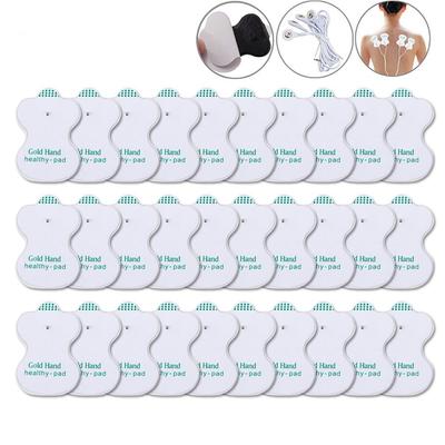 20/10 шт. электродные клейкие подушечки для десятков акупунктурных цифровых терапевтических массажеров, массажные подушечки