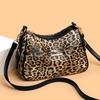 Women's Small Square Bag Leopard Zebra Print Commuter Crossbody Bag Mother Bag