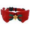 Cute Kitten Bowties Collar Necklace with Bell Kitten Christmas Bow Collar  Cats