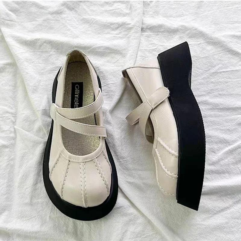 Новая модная универсальная женская обувь, однотонная верхняя одежда, женские мокасины с круглым носком, средний каблук, неглубокий носок