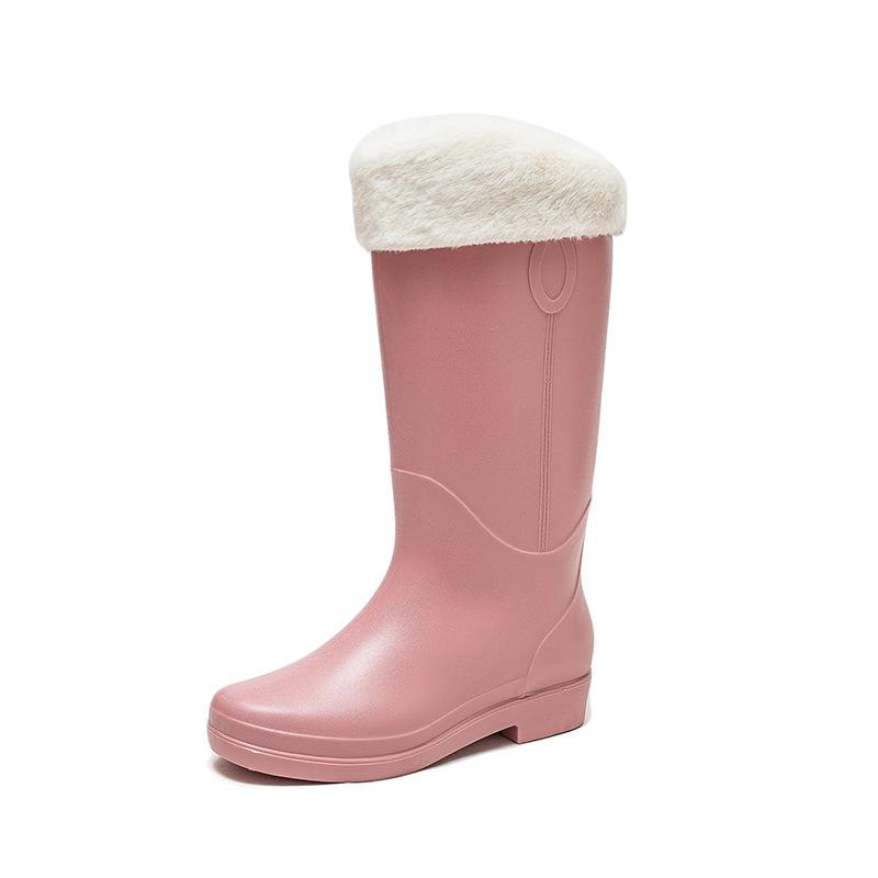 Новые высокие резиновые сапоги женская верхняя одежда женская нескользящая водонепроницаемая обувь модные резиновые сапоги водные сапоги