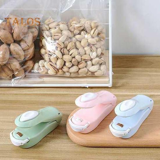 Mini Bag Sealer Heat Seal Tool Sealing Machine Portable 2-in-1 USB Battery Handheld Vacuum Food Sealer for Snacks Vegetable