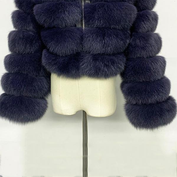 S-6XL Женская зимняя теплая короткая куртка с капюшоном из искусственного меха и длинными рукавами