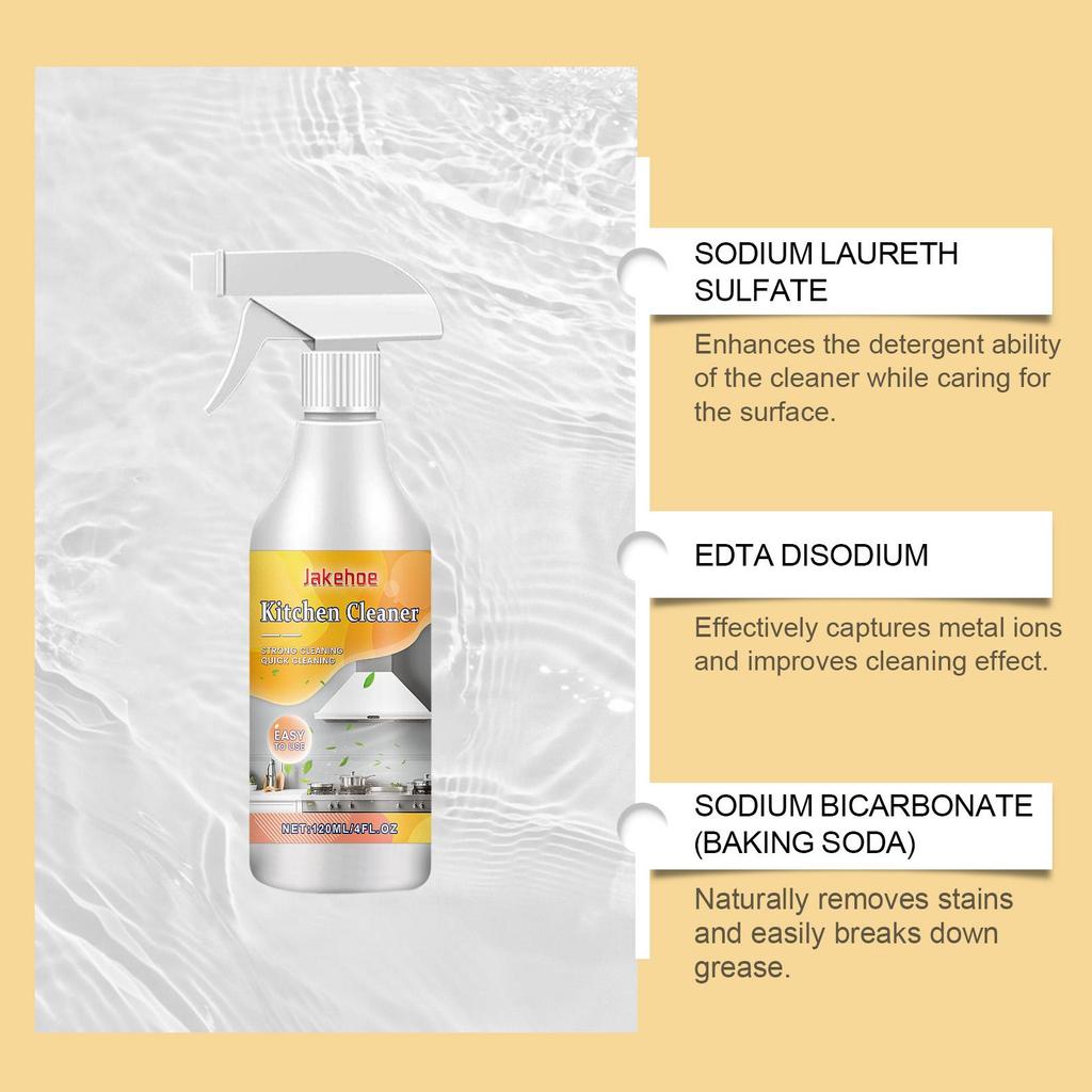 155 г Кухонный очиститель жира Кухонная посуда Плита Вытяжка Обезжириватель Удалитель пятен Очиститель