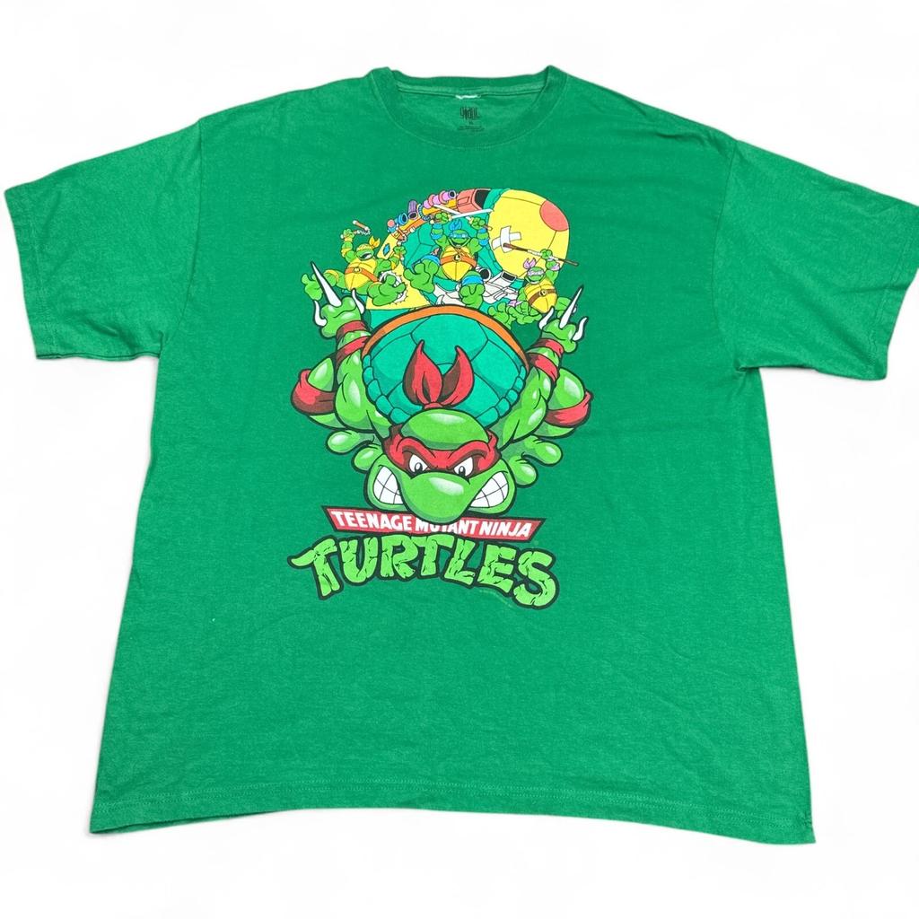 Vintage Teenage Mutant Ninja Turtles Giant Tee Shirt Adult Size XL TMNT Y2K