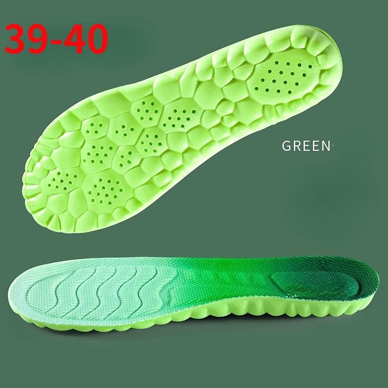 Comfort Elastomeric Sport Breathable Insoles for Shoes Sole Rubber Cushion Running Shock-Absorbant