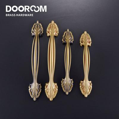 Dooroom Латунные Европейские Мебельные Ручки Антикварные Американские Ручки для Ящиков Дверей Шкафов Гардеробов Комодов Золотые Ручки