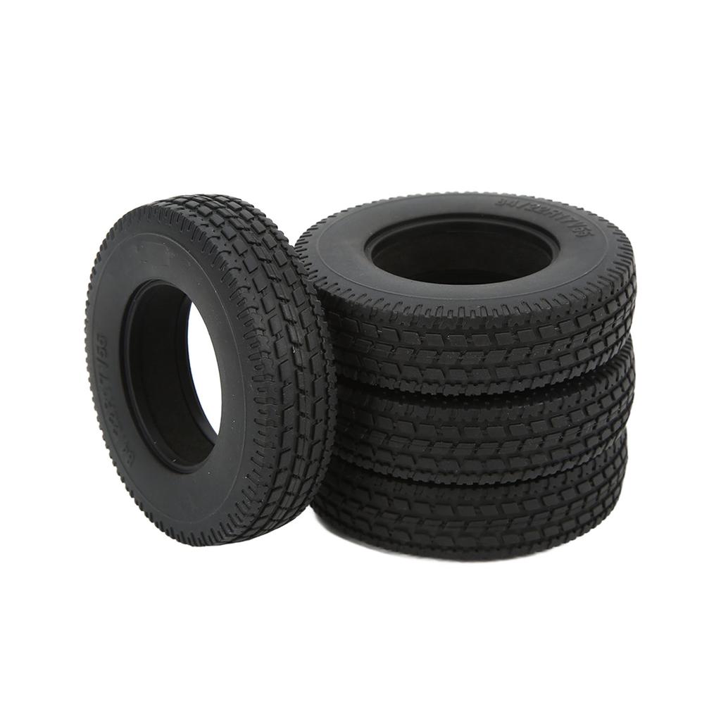 4 шт. шириной 22 мм передние и задние резиновые шины для колес Tamiya 1/14 RC Trailer Upgrade Parts
