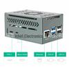 Корпус из алюминиевого сплава для Raspberry Pi 5 с медным радиатором и вентилятором, поддерживает расширение PCIE