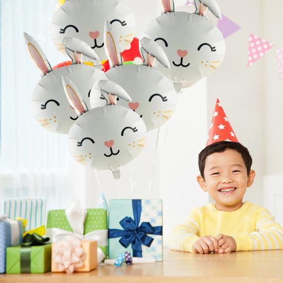 Пасхальный воздушный шар, полезный, прочный, экологически чистый, счастливый кролик, украшение для вечеринки, реквизит для сцены