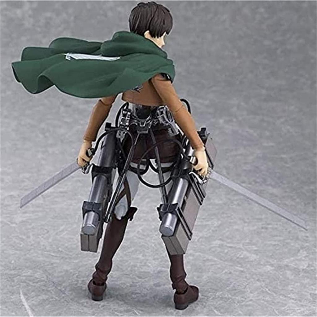Attack On Titan Action Figure, Attack On Titan Figure, Attack On Titan Figure, High-definition Precision Modeling, Weapon Equipment, 5.9 Inches T