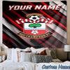 Custom Name Southampton Fc Crest Hanging Tapestry Background Tapestry for Bedroom Living Room Dorm,Home Party Wall Decoration,Fan Gifts