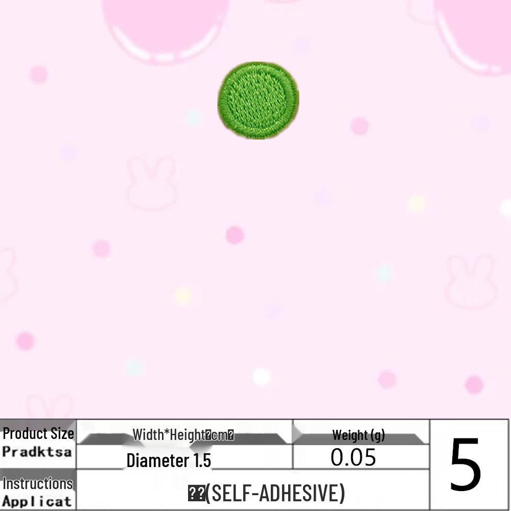 Polka Dot Fabric Patch: Creative DIY and Clothing Decoration Accessory