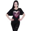 Spiral Direct Women/Ladies Heart Of Dragons Boat Neck Batwing Top