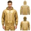 S-3XL Мужская водонепроницаемая куртка с капюшоном, длинный рукав, молния спереди, затягивающийся шнурок, дождевик, ветровка для походов, рыбалки, езды на велосипеде, на открытом воздухе