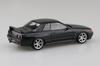 Aoshima Bunka Kyozai Rakupla Snap Kit Nissan R32 Skyline Кастомные колеса Жемчужный масштаб Пластиковая модель (АОСИМА) нет. 14CU-BP GT-R (Черный металлик) 1/32