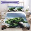 Hulk Superhero Comic Battle Bedding 1 Duvet Cover 2 Pillowcase Without Core Without Core Bedding Set Soft And Comfortable