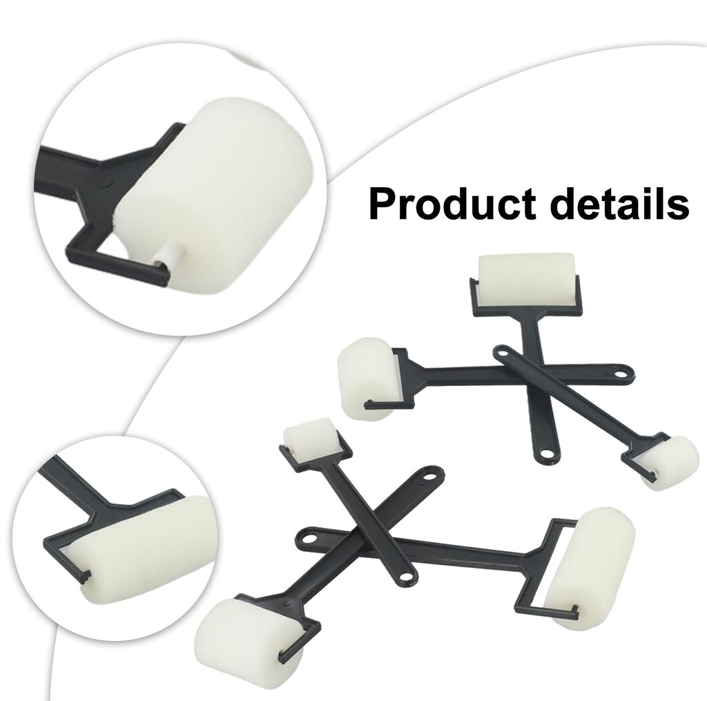 Губчатый малярный валик Валик Малярный валик Губчатая кисть Легкий пластиковый губчатый Белый 6 шт. Для детей Рисовать