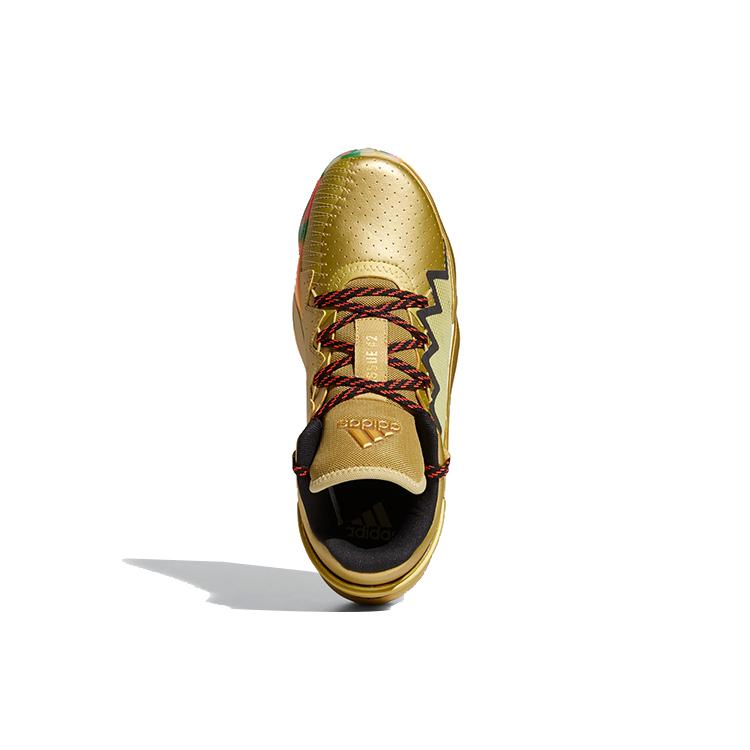 adidas D.O.N. Issue #2 'Gummy Bears' (Unisex) Gold Metallic / Core Black / Solar Gold Basketball Shoes FW9050