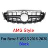 For Mercedes E-Class W213 2016-2020 Sport Front Grille Mesh Bumper Cover ABS Gloss Black AMG Style Exterior Tuning Accessories