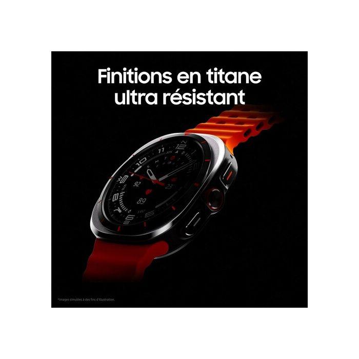 Montre connectée - SAMSUNG - Galaxy Watch Ultra - 47 mm - 4G - Titane Blanc