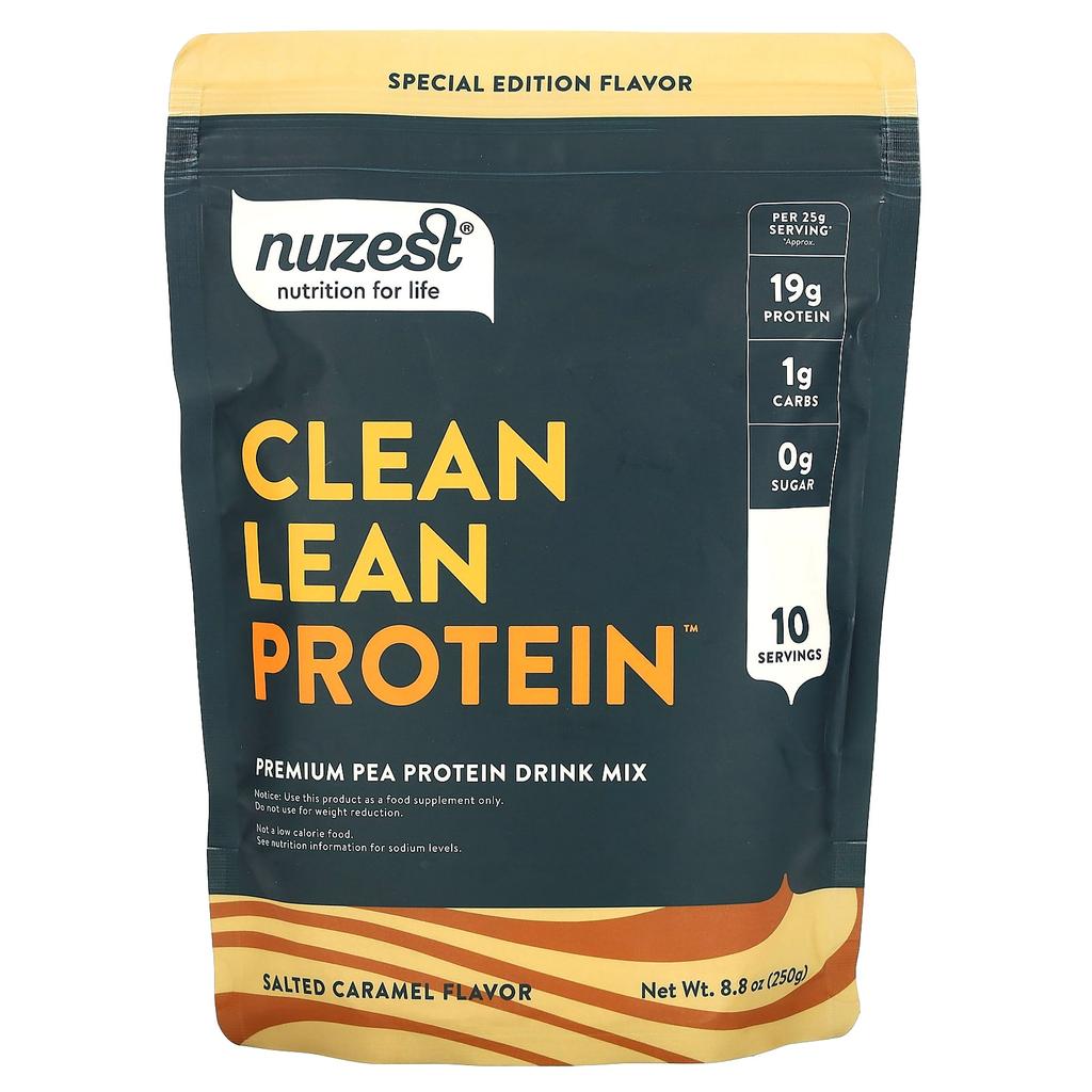 Nuzest Clean Lean Protein, Salted Caramel, 8.8 Oz (250 G)