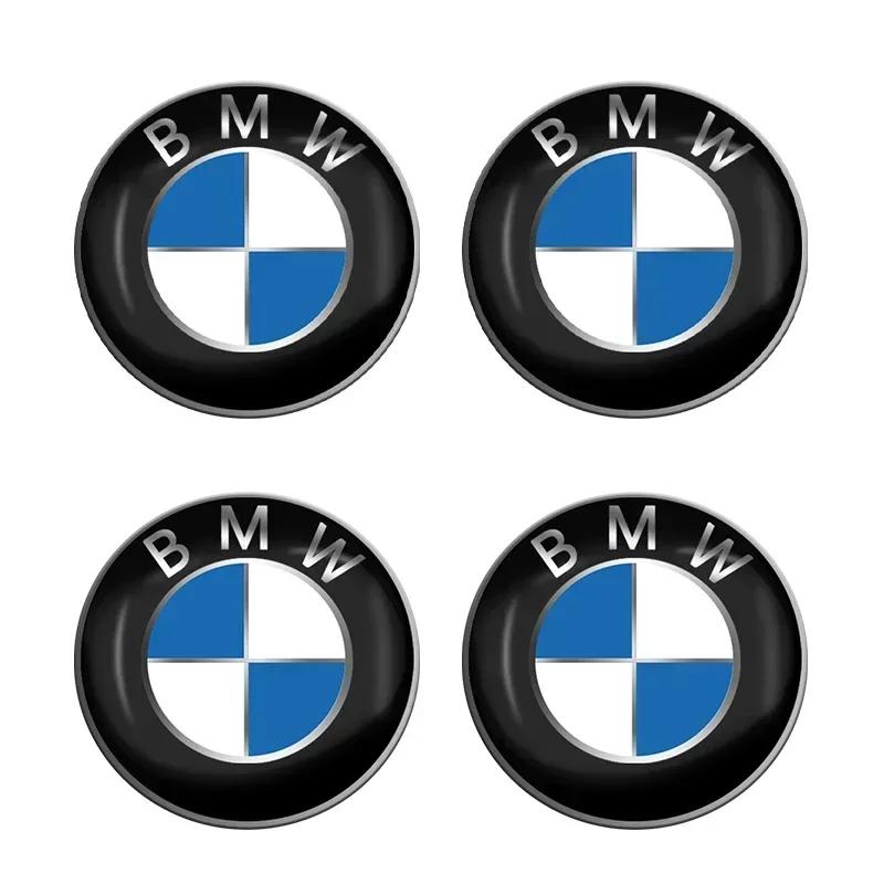 4 шт. 56 мм Наклейки на центральные колпаки колес с логотипом BMW M M3 M5 M6 X3 E46 E90 E39 F10 F20 F30 G20 E60 E36 E34 X6