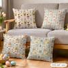 Boho Plant Nordic Cushion Cover Soft Plush Fabric DoubleSided Printed Cushion Covers for All Seasons Modern HomeDecor Gift