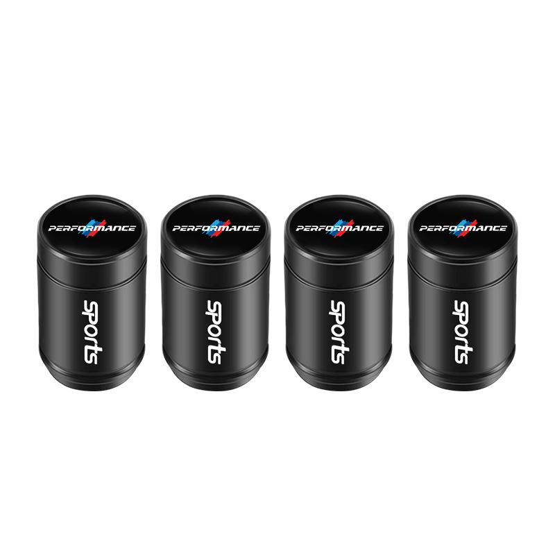 4Pcs Car Wheel Tire Valve Stems Caps Aluminum Tyre Rim Stem Covers For BMW Performance E87 F10 E90 E70 F30 F40 M F20 E60 E39 E46