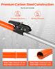 Cargo Bar, Ratcheting Cargo Bars Adjustable from 1016mm to 1854mm, Heavy-duty Steel Cargos Stabilizer with Storage Net & Divider Bar, Telescoping Load