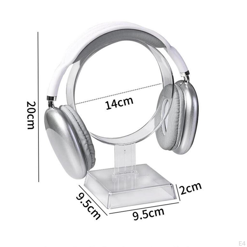 Держатель для наушников, подставка для волос, простая сборка, прозрачная, устойчивая, поддерживающая, стойка для хранения волос