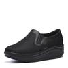 Women's Mesh Breathable Slip-On Rocking Shoes - Thick-Soled, Heightening, Large Size for Spring & Summer