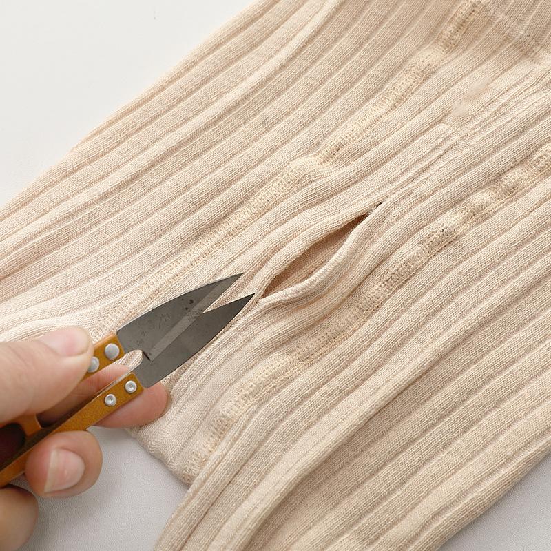 6 Colors Spring/Summer Cotton Girls' Tight Leggings Baby Jumpsuit Baby New Long Pants Children's Bow Pantyhose Baby Stockings