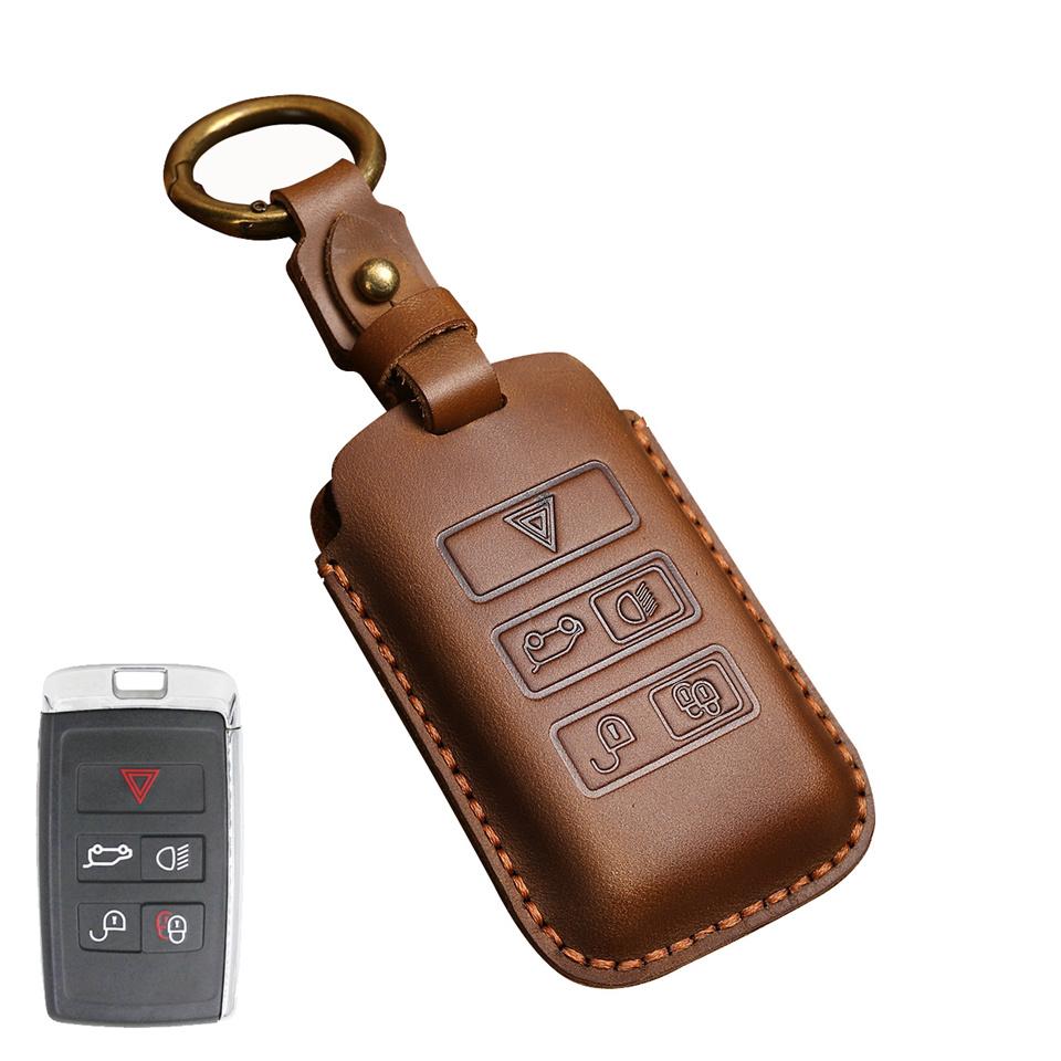 Чехол-держатель для автомобильных ключей, брелок для Land Rover Range Rover Discovery 5 Sport 20 18 2019, аксессуары для Jaguar XEL E-PACE 2019