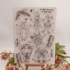 Christmas Home Transparent Silicone Clear Stamps DIY Scrapbooking Album Paper Card Flower Animals Greeting Word Letter