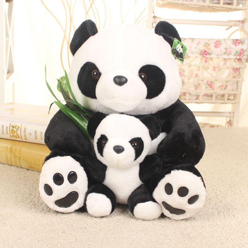 Adorable 38cm Panda Teddy Bear Soft Plush Stuffed Animal Ideal For Kids Gift