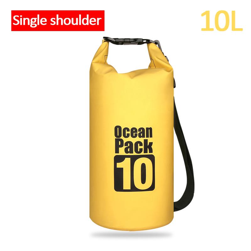 500D Waterproof Swimming Bag Dry Sack 2/5/10/15/20/30L Waterproof Floating Dry Gear Bags For Boating Fishing Rafting Swimming