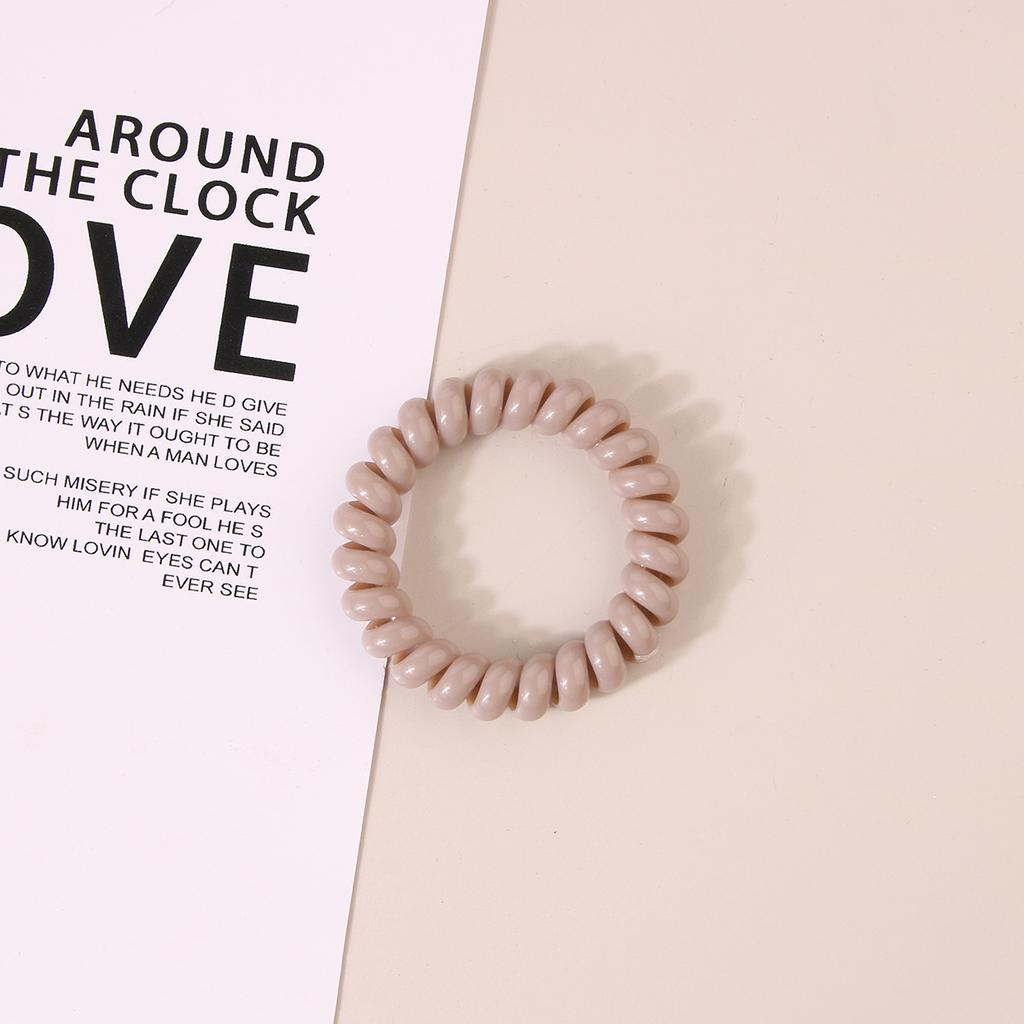 Простая резинка для волос для женщин с высокой эластичностью, прочная и не повреждающая резинка для волос для конского хвоста