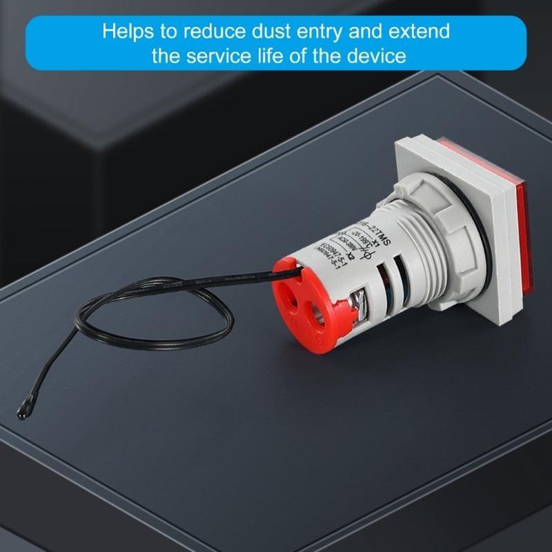 652F Ammeter Tester Gauge LED Backlit Screen 0-100A Current Detector Monitors