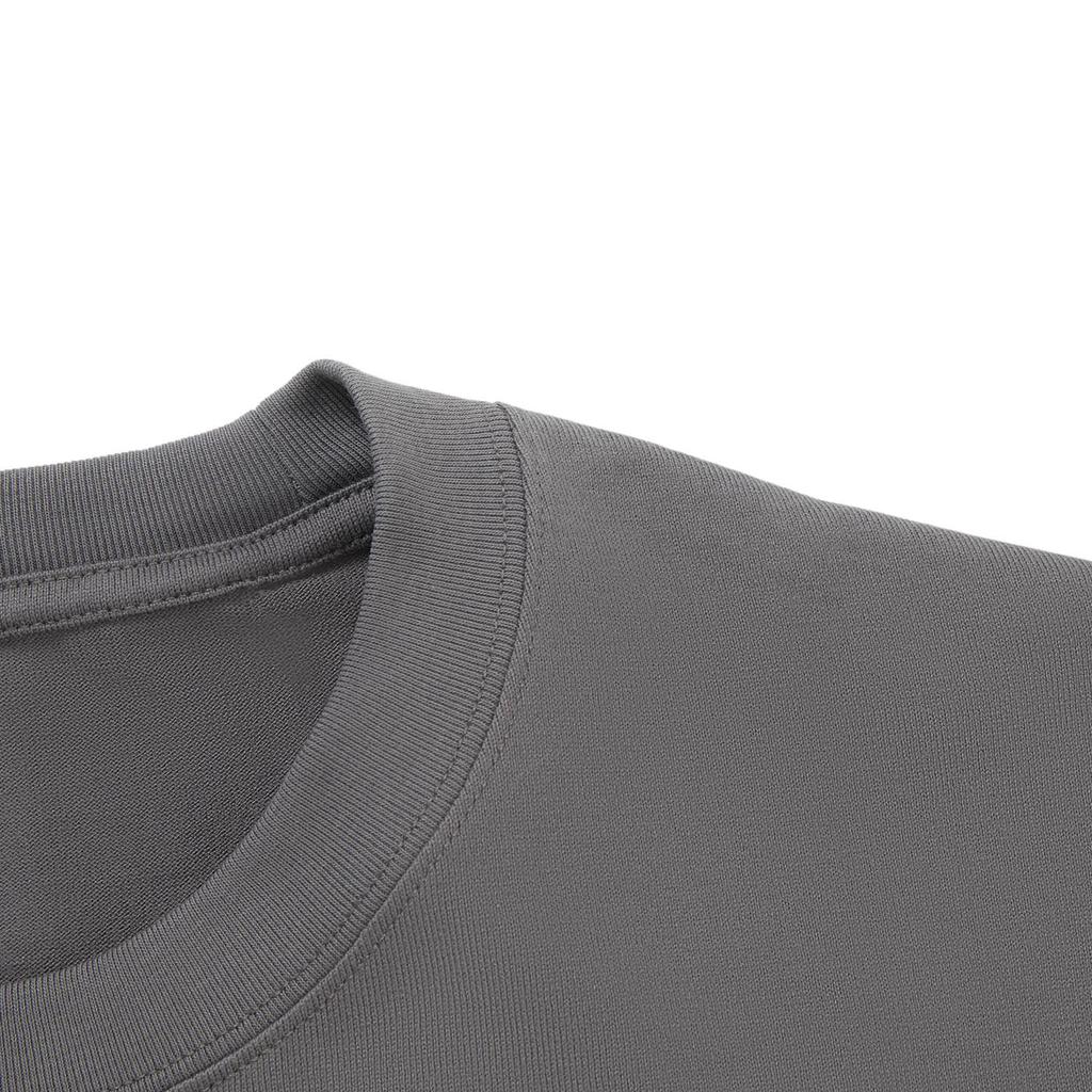 Li-Ning Badfive Fashionable Versatile Loose Casual Round Neck Letter Print Short Sleeve T-Shirt Men Tops AHSVD93-1