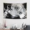 Cutecore Halloween Tokyo Ghoul Kaneki Tapestry Bedroom Decoration Wall Hanging Blanket Tapestry Cool Stuff For Room
