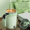 Автоматическая чашка для перемешивания 380 мл Электрический магнитный миксер кружка для кофе из нержавеющей стали