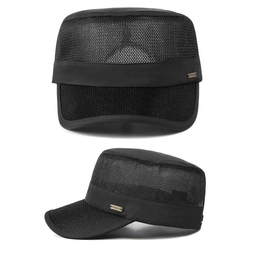 AXIAO Сетчатая Рабочая Дышащая Военная Кепка для и Бега Мужская Кепка, Повседневная, для Пеших Прогулок, Рыбалки, Вождения, (хаки)