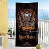 Harley-davidson Motorcycles Customized Name Beach Towel Super Soft & Absorbent Suitable for Sports Travel Swimming Yoga Bathroom Beach And Pool