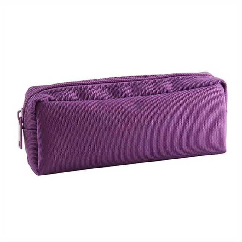 Пенал черный канцелярский чехол для карандашей Trousse Pencil Pouch Supplies Solid Color Pencilcase
