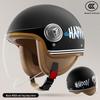 "Universal Retro Gray Motorcycle Helmet, 3C Certified for All Seasons"