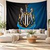 Newcastle United Football Wall Tapestry, Soft Fabric Wall Hanging, Decorative Backdrop For Bedroom Home Wall Art